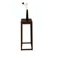 double-level Pedestal Stand Minimalist Design 2-Tier Plant Shelf Space Saving