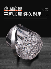 Acrylic PC Diamond Ice Bucket for Wine, Champagne, and Beer