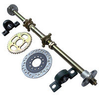 DIY Karting Accessories Three-Wheel Sand Cart 61-74cm Thickened Rear Axle with 5-Inch Flange