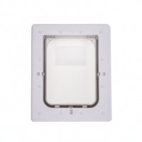 Dog Door Cat Flap with Hinged Door Cat Door Pet Flap Screen Insert Panel with Rounded Corners and Sturdy Construction Suitable for Pet Owners Home Entrances