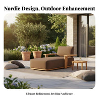Waterresistant 4-Piece Lounge Set sun-resistant Garden Seating Group Weather Resistant Outdoor Furnishing Nordic Design for property owners, Families, Adults, Patio, Balcony, Backyard, Porch