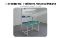 Anti Workbench Heavy-Duty Assembly Line Work Table Sturdy Construction Factory Packing Table for Warehouse Workshop