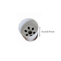 Perforated Base Golf Hole Cup Cylindrical Golf Green Insert White Putting Putting Target Cup Cover Plastic