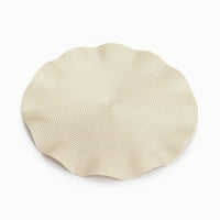 Round Placemat with Edge Sturdy Placemats Safeguarding for Restaurant
