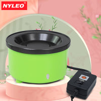 NYLEO Hot Melt Glue Pot with Temperature Adjustment for Wig and Sealing Wax