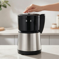 Electric Coffee and Seasoning Grinder Stainless Steel Coffee Bean Grinder Space-Saving Appliance Small for Home Cooks, Kitchen