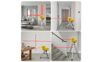 Multifunction Laser Level Portable Laser Level with Tripod Tool High Visibility Bright for DIYers, Home Improvement