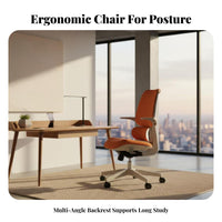 Ergonomic Saddle Chair Adjustable Height Study Seat Rolling Casters for Students