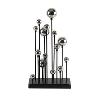Tabletop Sculpture Aesthetic Geometric Sculpture Sleek Abstract Statue for Homeowners, Office