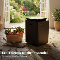 Electric Kitchen Composter Odorless Automatic Food Waste Disposer Compost Bin Energy-saving Quiet Operation Advanced Filtration Suitable for Homeowners Families Garden Home Pantry