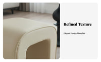 Button-Tufted Low Stool Multi-Functional Footrest adaptable Use for Homeowners