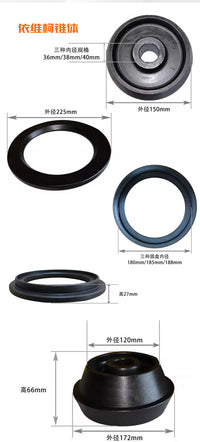 Tire Balancer Cone Set for Iveco and Other Vehicles, Universal Fixture Cones
