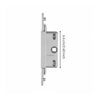 Aluminum Alloy Panel Lock, Sliding Panel Security Lock, Adjustable Door Panel Accessory, Easy Installation, Home Office