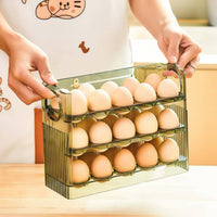Automatic Rolling Egg Dispenser Transparent Body Automatic Egg Roller
