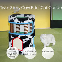 Cat Tree Condo with Scratcher and Removable Bed