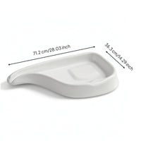 Fast-Draining Bedside Shampoo Basin Lightweight Shampoo Basin with Sloped Interior Comfortable Hair Washing Tray Safe for Bedridden Patients, Post-Surgery