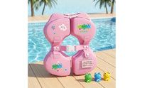 Adjustable Baby Buoyancy Aid with Shoulder Straps Padded Baby Swim Buoyancy Aid Safe Non-Inflatable Swim Circle Stable for Toddlers