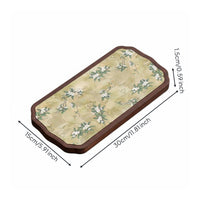 Chinese Design Tea Tray Waterproof Decorative Serving Tray Heat Resistant