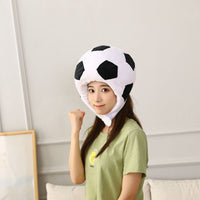 Football Plush Headgear Hat for Photo Props and Costume