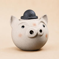 Pig Head Teapot Heat-Resistant Grip Pig Teapot Cute Design