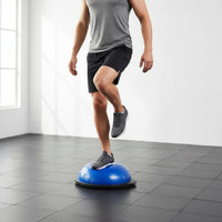 Thickened Material Balance Half Ball Includes Resistance Bands Half Sphere Exercise Ball for Home Gym
