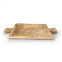 Wooden Fruit Tray Eco-Friendly Tray Dish Long-Lasting for Coffee Table