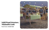 Quick Setup Mobile Market Cart High Load Capacity Foldable Advertising Stand Foldable Market Stall Canopy for Small Business Owners, Artisan S, Event Organizers, Night Markets, Advertising Al Activities, Shopping Malls, Backyard Parties
