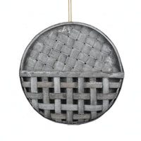 Woven Wall Basket Easy to Hang Round Wall Basket Rustic Charm for Living Room