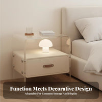 Levitateing Nightstand Easy to Clean Acrylic Levitateing Cabinet Rounded Corners