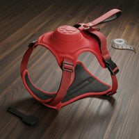 Retractable Dog Leash Harness Escape Proof Dog Leash Harness Adjustable