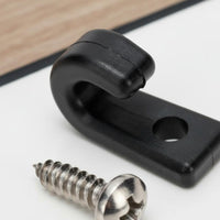 Long-Lasting ABS Material Kayak J-Hook High Wear Resistance Boat Deck Tie-down Hook Kayak Rigging Kit Multi-Purpose for Kayaking, Canoeing, Camping