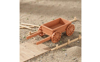 PLA Material 1:12 Scale Handcart Dollhouse Wheelbarrow Model Miniature Farm Wagon for Hobbyists, Collectors, Sand Table