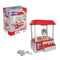 Large Coin-Operated Claw Machine with Music and Candy Dispenser