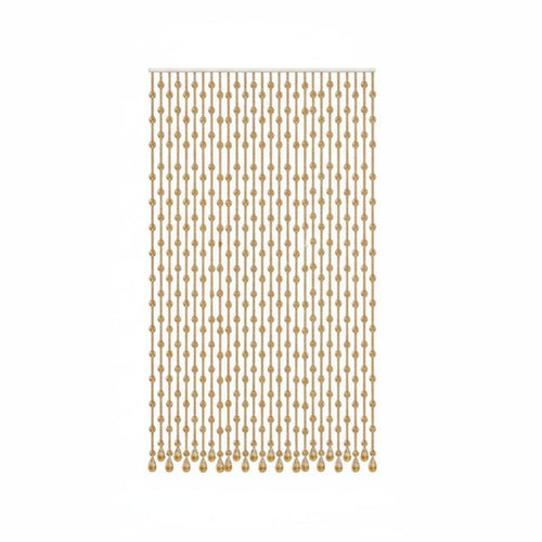 Beaded String Curtain Punchtool-No-Drill Installation Room Divider Transparent