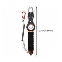 Multi-Functional Multifunction Fishing Pliers 360° Rotating Head Catch Lip Gripper with Scale Single-Hand Operation Lure Fishing Tool Combo EVA Foam Grip for Anglers, Fishermen