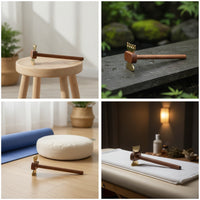 Body Gua Sha Tool with Wooden Handle Easy to Reach Gua Sha Tool with Long Handle