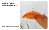 Hanging birds Feeder Dome Weatherproof birds Feeder rain cover Multipurpose Hanging Canopy Cover for Garden, Yard, Patio