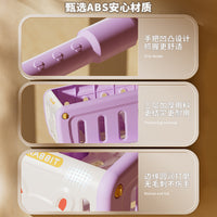 Kids Shopping Cart Toy with Fruits for Toddlers