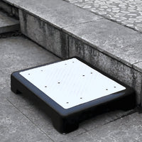 Anti-Slip Outdoor Step Stool with Coconut Mat, Stackable, PP Material