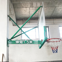 篮球架挂式成人家用训练室内标准户外钢化玻璃篮球板壁挂式篮球架