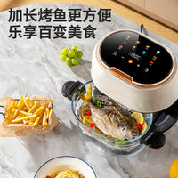 新款4L玻璃家用大容量空气炸锅跨境Airfryer触屏多功能无油薯机条