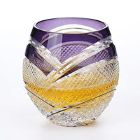 Kiriko-style Whiskey Glass, Crystal Glass