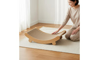Long-Lasting & Wear-Resistant Cat Scratching Lounge Low-Shedding Curved Cat Scratching Board Stable Structure Spacious & Comfortable for Kittens, Large Cats, Living Room