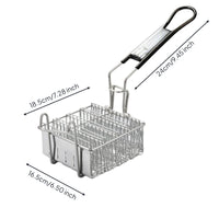 Tortilla Fryer Basket with Detachable Handle Versatile for Kitchen, Chefs