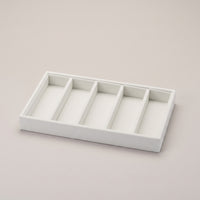 Glasses Storage Tray with 5 Compartments Velvet-Covered Sunglasses Organizer Tray Divided Sunglasses Display Organizer for Collectors, Drawer, Vanity