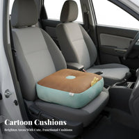 Removable and Washable Thick Square Chair Pad Easy to Clean Cartoon Elevate Er Cushion PP Cotton Filling for Students, Car, Bay Window