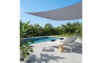 Sail Block Sail Reinforced Edges Waterproof Canopy for Swimming Pool, Garden, Camping