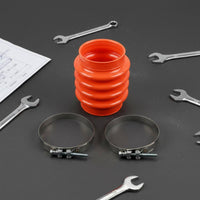 Bellows Sleeve with Clamps Shielded Corrugated Dust Sleeve Debris Protection Vehicle Parts for Maintenance, Repair