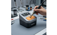 Desktop Soldering Iron Tip Cleaner Electric Soldering Tip Cleaner Compact Efficient for Electronics Technicians, Hobbyists