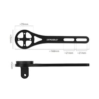 Integrated Handlebar Extension Bracket Universal out-Front Mount Lightweight Hardware Long-Lasting for Cyclists